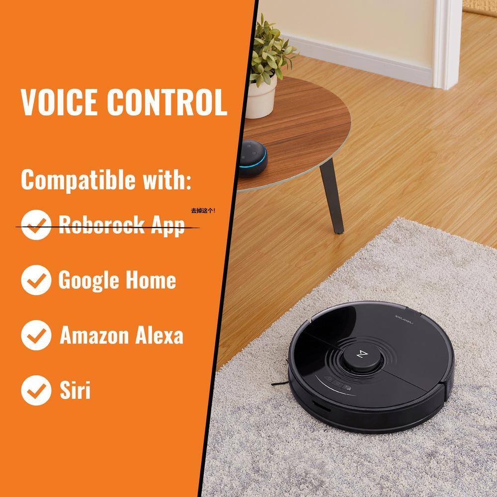 S7 Plus-BLK Self-Emptying Robot Vacuum with Sonic | Ubuy Bahrain