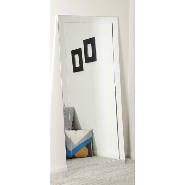 BrandtWorks Medium Chrome Modern Mirror (32 in. H X 66 in. W)