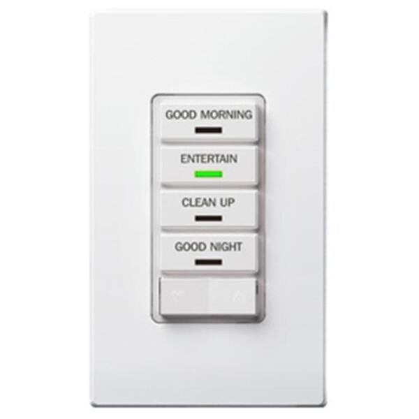 Leviton Vizia RF+ 4-Button Scene Controller - White