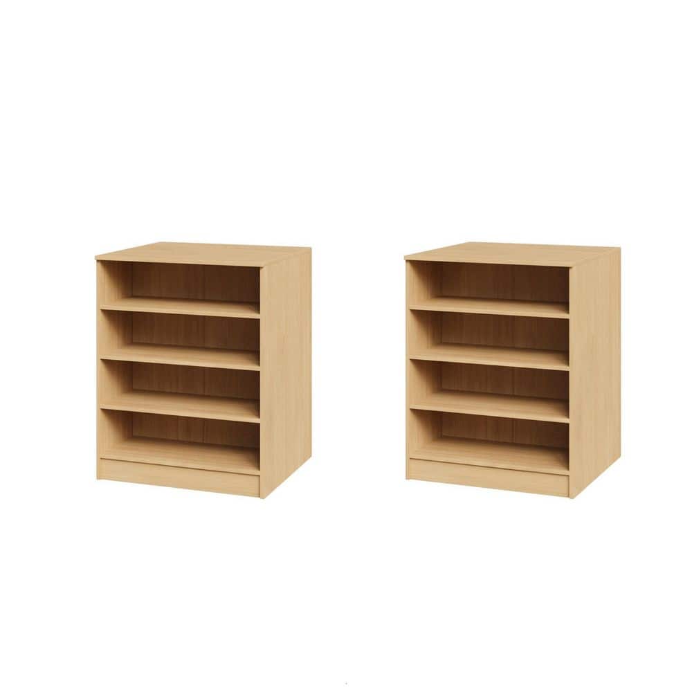 Vista 31.5 in. W Oak Closet Island Freestanding with Adjustable-Shelves 8-Shelf Wood Closet System price history on PriceWatchPro