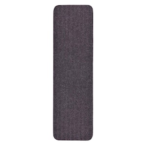Old Gray 7 in. x 24 in. Indoor Carpet Stair Treads Slip Resistant Backing (Set of 13)