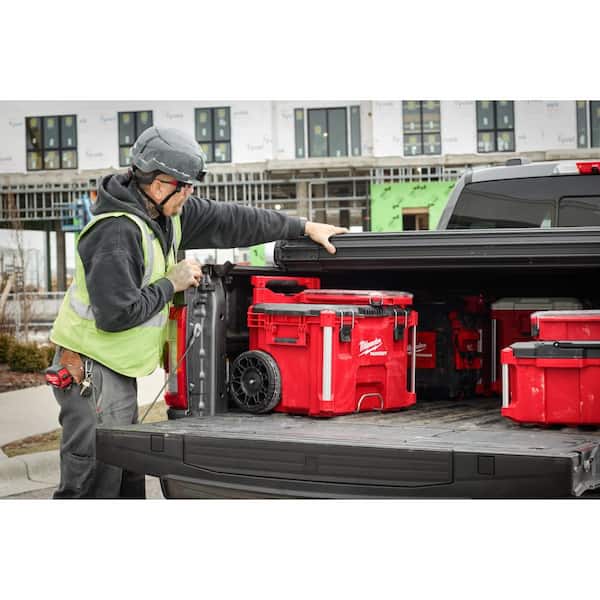 Milwaukee キャンプセット Milwaukee PACKOUT 22 in. Rolling Modular Tool Box LP Handle,22 in