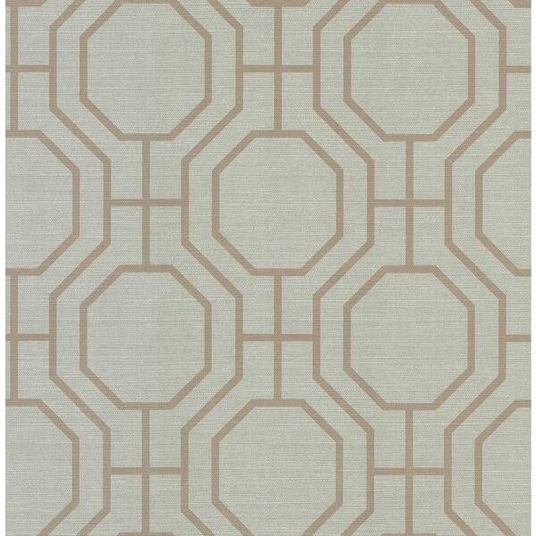 Brewster Geometric Paper Strippable Wallpaper (Covers 56.38 sq. ft.)