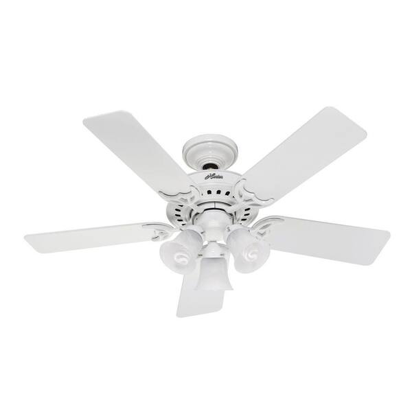 Hunter Stonington 46 in. White Ceiling Fan-DISCONTINUED