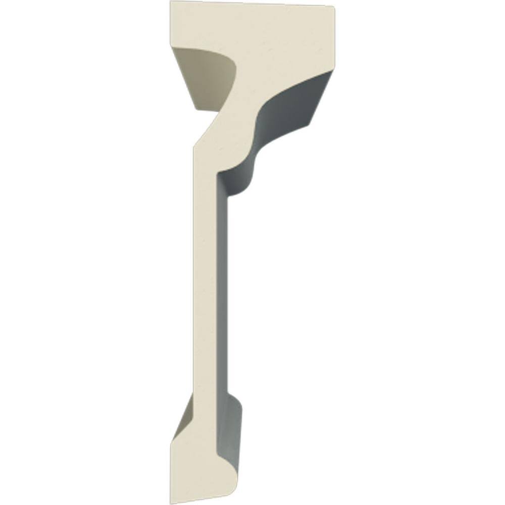 Gray Primed Polyurethane Panel Moulding Sample