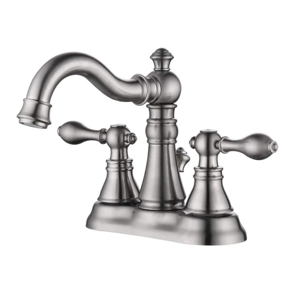 Ultra Faucets Signature 4 in. Centerset 2Handle Bathroom Faucet with