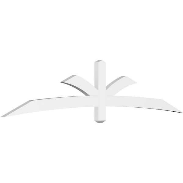 Ekena Millwork Davenport 96 in. W x 20 in. H x 2 in. D Signature Polyurethane Bracket
