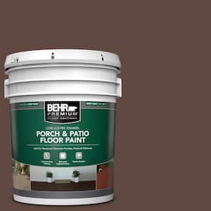 5 gal. #N150-7 Chocolate Therapy Low-Lustre Enamel Interior/Exterior Porch and Patio Floor Paint