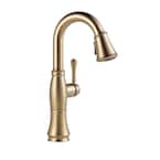 Cassidy Single-Handle Bar Faucet in Lumicoat Champagne Bronze