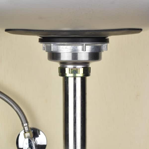 Super 6 4 in. Threaded Kitchen Sink Strainer Basket in Stainless Steel