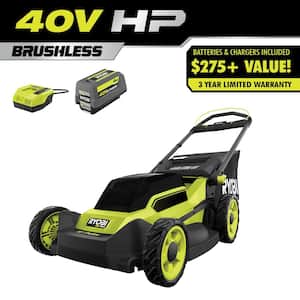 40V HP Brushless 20 in. Cordless Battery Walk Behind Push Mower with 6.0 Ah Battery and Charger