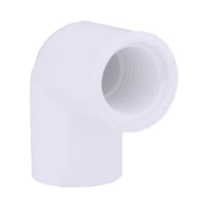 3/4 in. PVC Schedule 40 90-Degree FPT x FPT Elbow Fitting