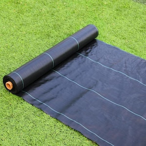 3. 5oz Weed Barrier Landscape Fabric 4.ft. x 250 ft. DualLayer Heavy-Duty Landscape Fabric for Garden Greenhouse Pathway