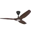Big Ass Fans Haiku L - Smart Indoor Ceiling Fan, 52" Diameter, Cocoa/Black, Integrated LED (2700K), Universal Mount with 5" Downrod FR127C-U1H00-3L02-09258-532P610