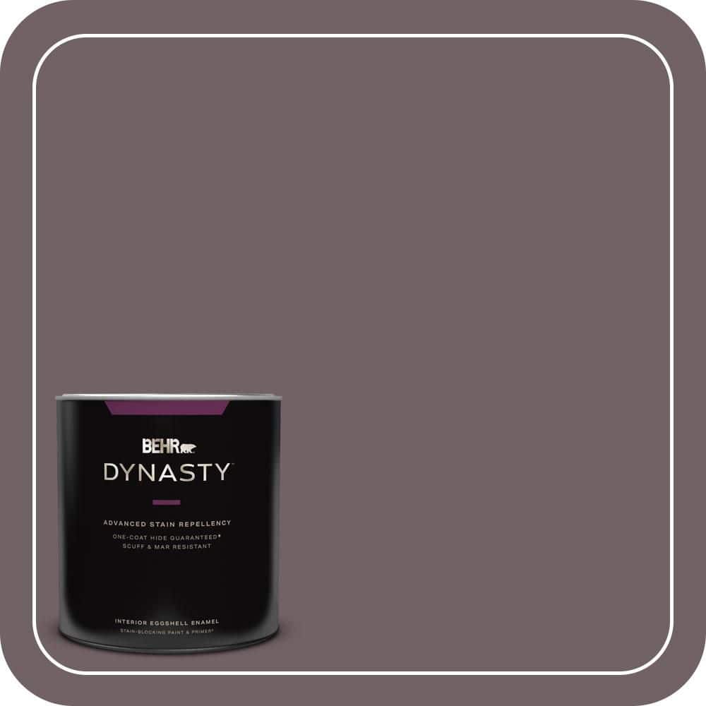 1 qt. #N110-6 Dignified Purple One-Coat Hide Eggshell Enamel Interior Stain-Blocking Paint & Primer price history on PriceWatchPro