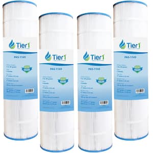 26 in. x 7 in. 105 sq. ft. Pool and Spa Filter Cartridge for Pentair Clean and Clear Plus 420 178584, PCC105 (4-Pack)