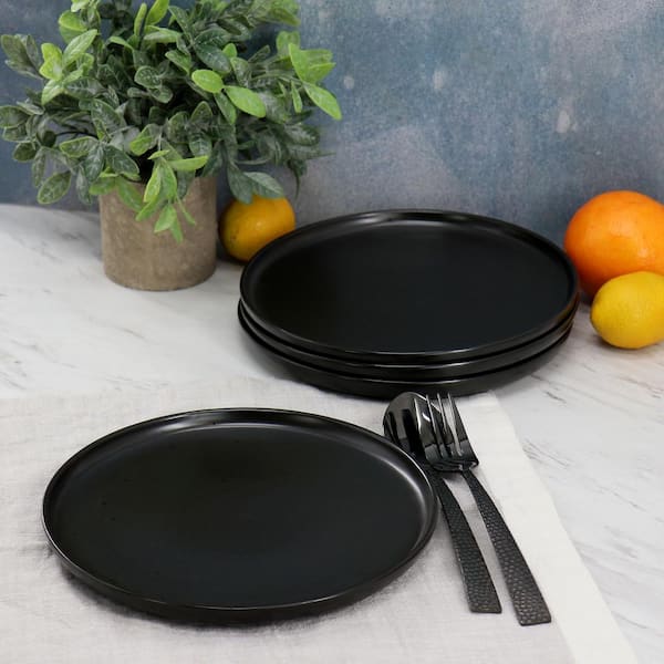 食器 LANDON4111 OUR TABLE Landon 4-Piece 8.4 in. Stoneware Salad Plate Set in