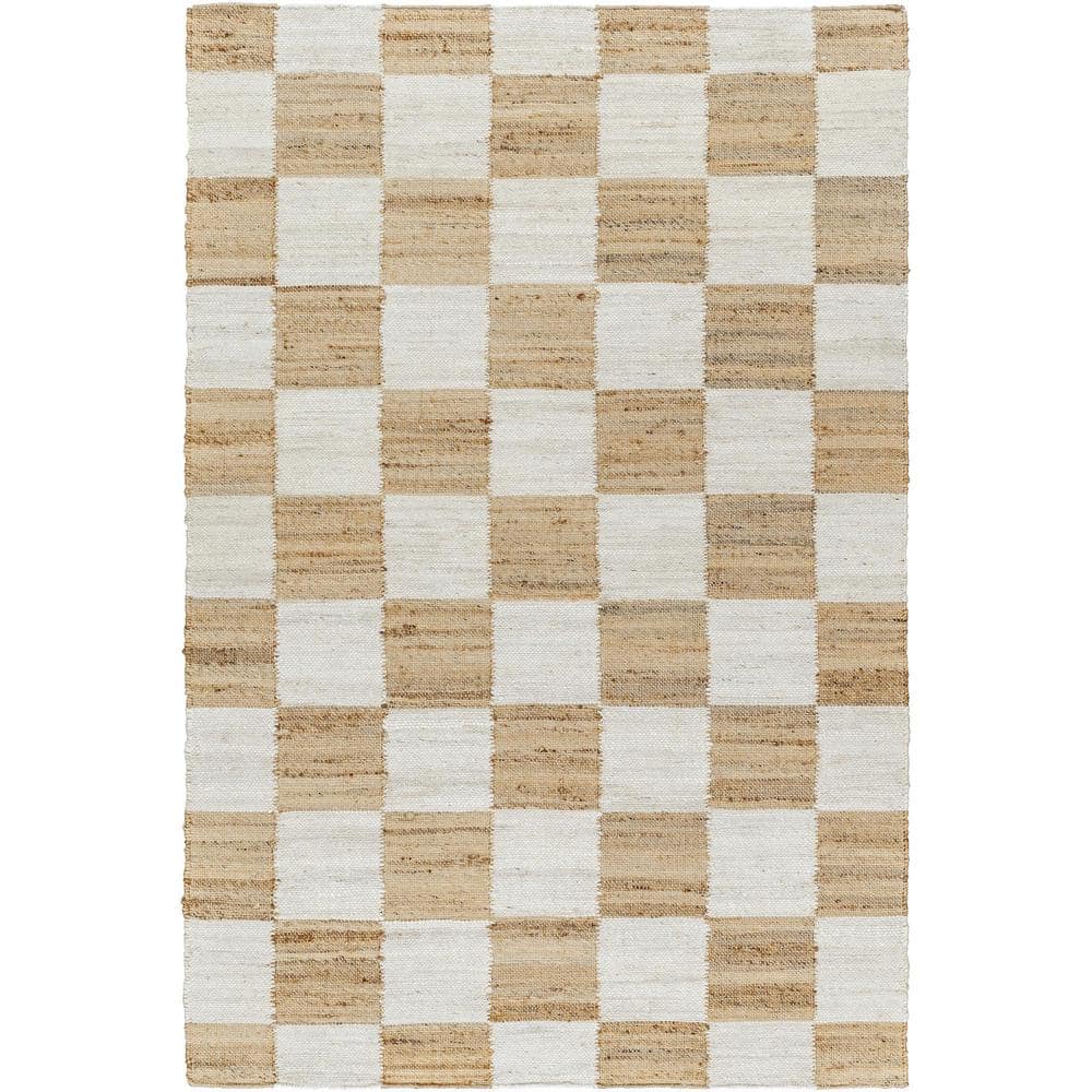 Surya Becki Owens Kamey Beige/Checkered Cottage 5 ft. x 8 ft. Indoor Area Rug