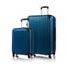 Mini Suitcases Elephant & Stripe - Set of 2 - Pale Blue –