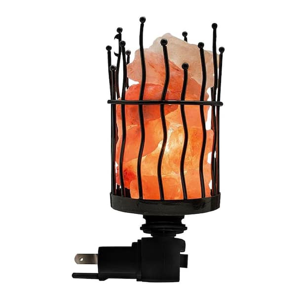 Himalayan Glow 7-Watt Incandescent Natural Pillar Style Salt Night Light