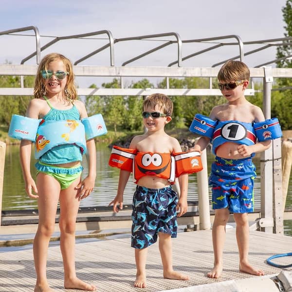 Kwik Tek Water Otter Premium Kids Child Life Jacket Vest with Arm