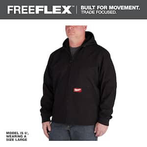 Milwaukee Men's X-Large Black FREEFLEX Softshell Hooded Jacket