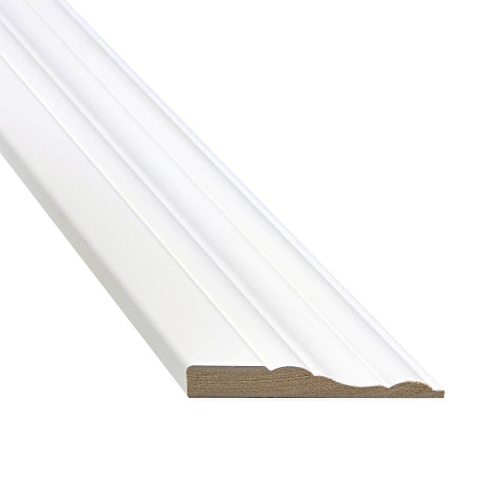 3 in. x 11/16 in. White Primed MDF Casing MFPU411 - The Home Depot