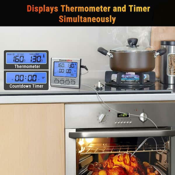 Thermopro Tp17h Kitchen Cooking Digital Meat Thermometer With 4