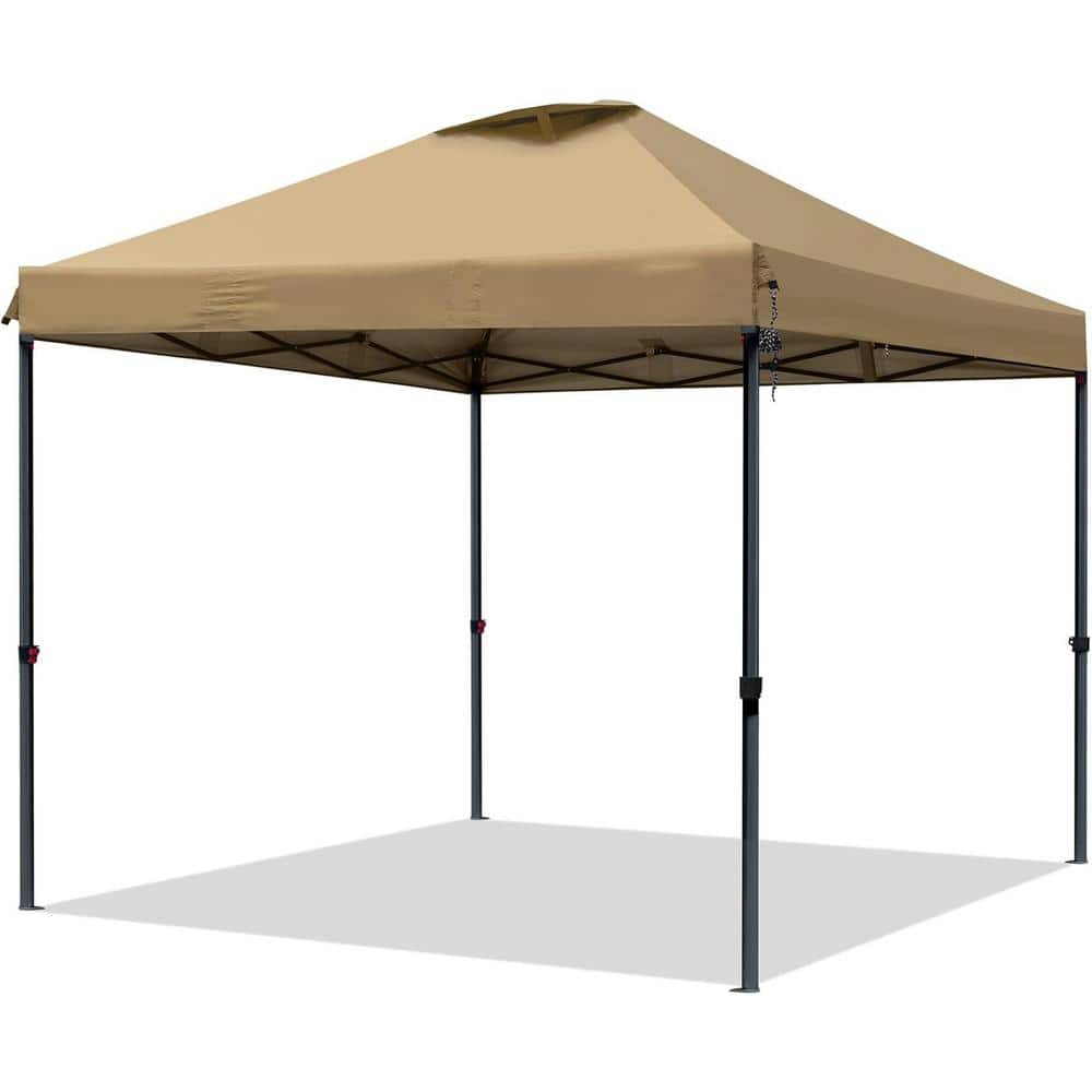 10 ft. x 10 ft. Pop Up Canopy Tent for Commercial Garden Wedding Camping Pa