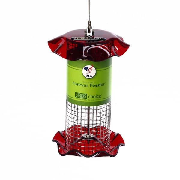 1 Qt. Red Sunflower Forever Feeder