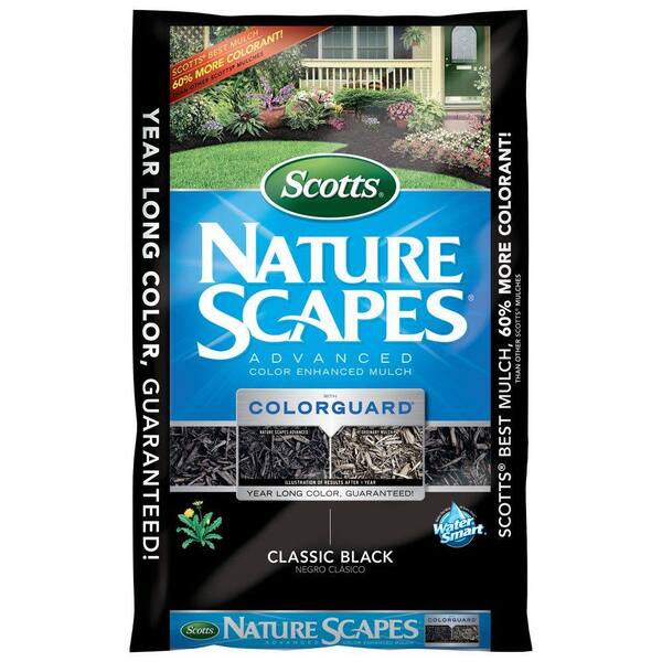 Scotts Nature Scapes 2 cu. ft. Advanced Classic Black Mulch 88552795