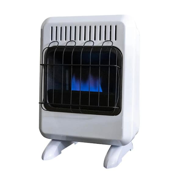 10,000 BTU Vent Free Blue Flame Natural Gas or Propane Dual Fuel Indoor Space Heater