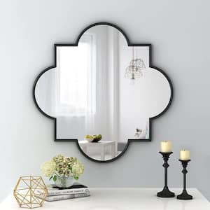 32 in. x 32 in. Modern Irregular Framed Decorative Mirror