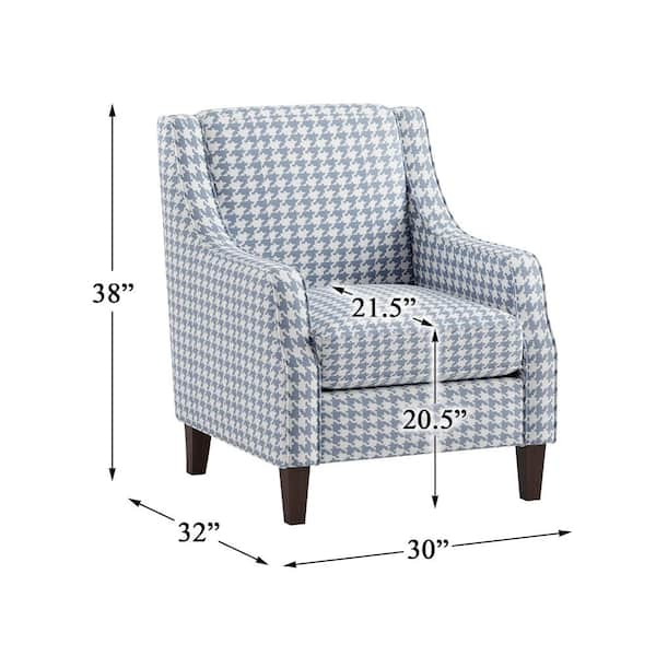 Houndstooth outlet club chair