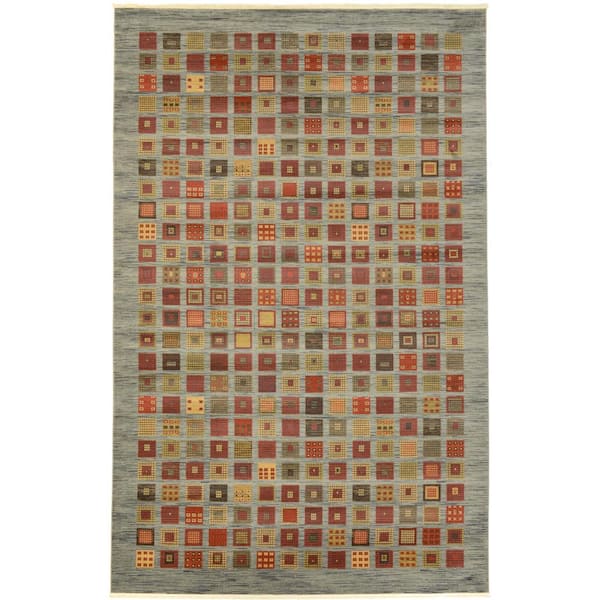 Fars Manchester Light Blue 10' 6 x 16' 5 Area Rug