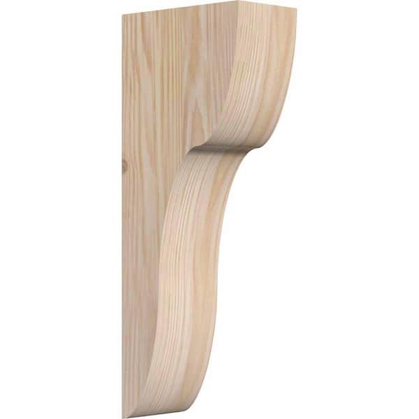 Ekena Millwork 5-1/2 in. x 10 in. x 26 in. Douglas Fir Carmel Smooth Corbel