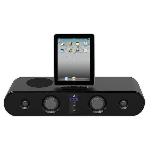 Pyle iPad/iPod/iPhone 300 Watt Sound Bar Docking System With FM Radio and Wireless Remote-DISCONTINUED