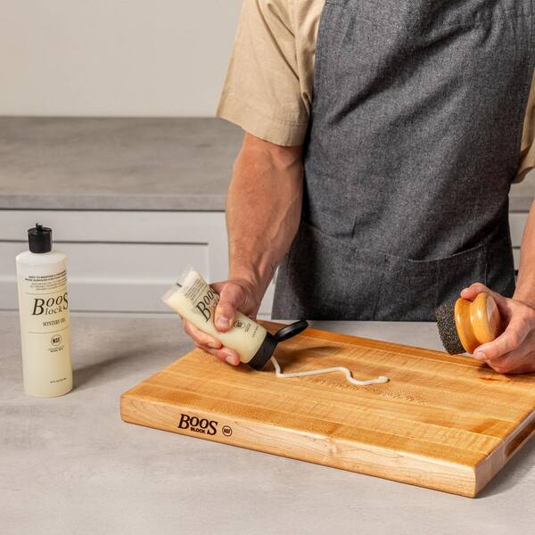 JOHN BOOS Block 3 Piece Wood Cutting Board Care and Maintenance