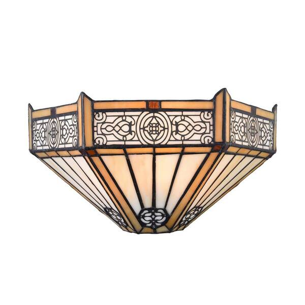 CLAXY 4.7 in. 1-Light Multi-Colored Modern Wall Sconce with Standard Shade