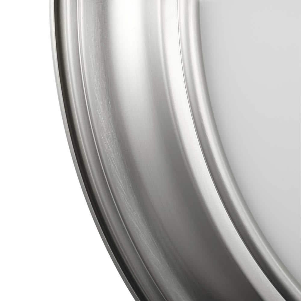 Eclipse 15.5'' Brushed Nickel LED Wall Sconce with Satin White Shade