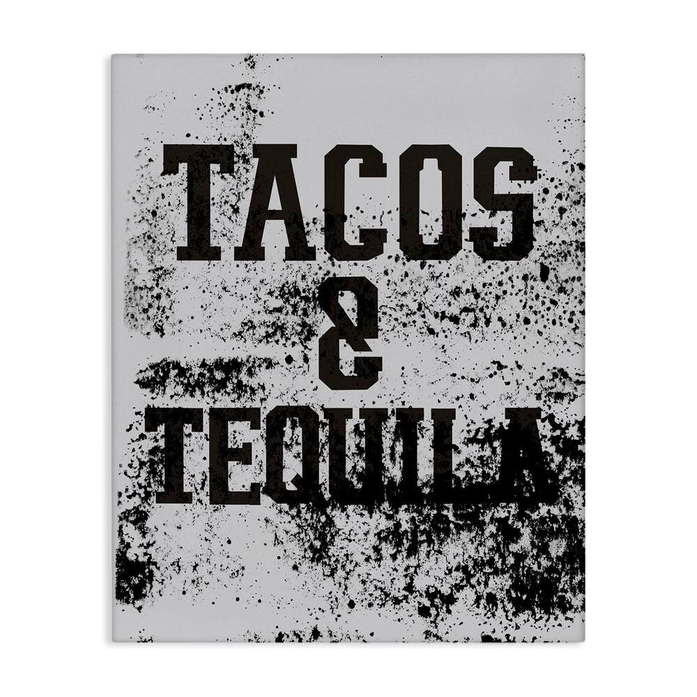 Tacos and Tequila with Splatter by Jessica Weifle Unframed Food Graphic Art Print 30 in. x 24 in. price history on PriceWatchPro