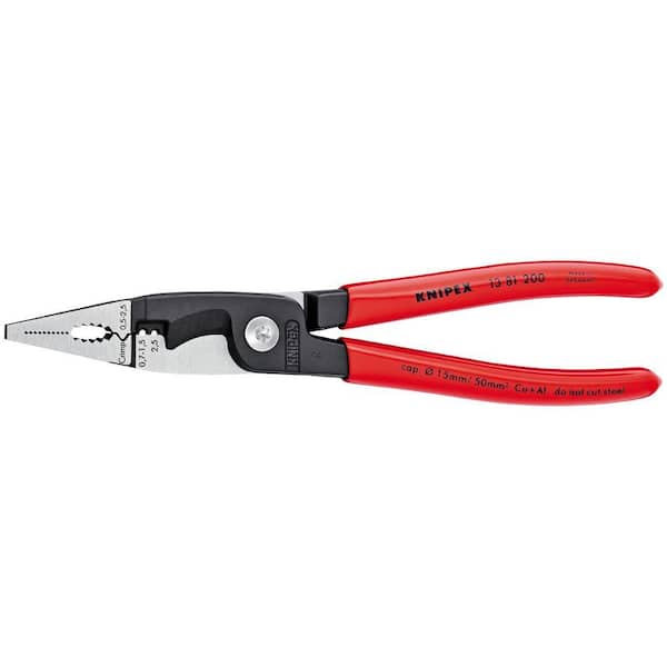 KNIPEX Heavy Duty Forged Steel Metric 6-in-1 Electrical Installation Pliers