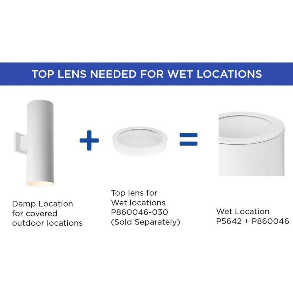 Gray Aluminum Dimmable Cylinder Wall Light