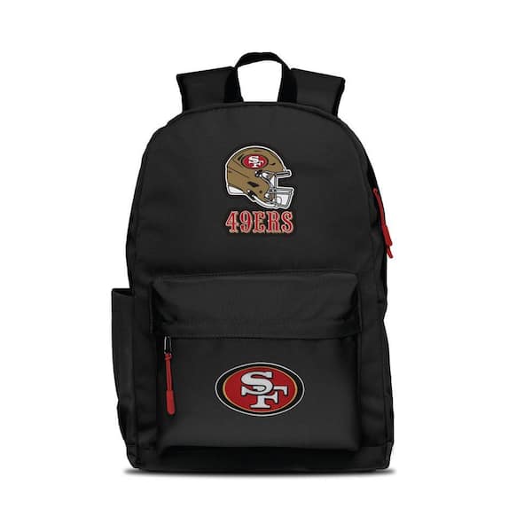 San Francisco 49Ers 2-Logo 17 in. Black Campus Laptop Backpack