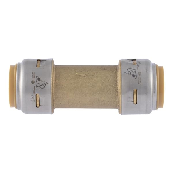 SharkBite Max Brass Rückschlagventil - Für PEX, Kupfer, CPVC Rohre, Ohne Löten (3,4x9x3,4 Cm)