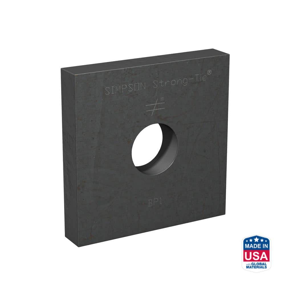 BP 1 in. Bolt Diameter 3-1/2 in. x 3-1/2 in. Bearing Plate price history on PriceWatchPro