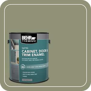 1 gal. #PFC-39 Moss Covered Satin Enamel Interior/Exterior Cabinet, Door & Trim Paint