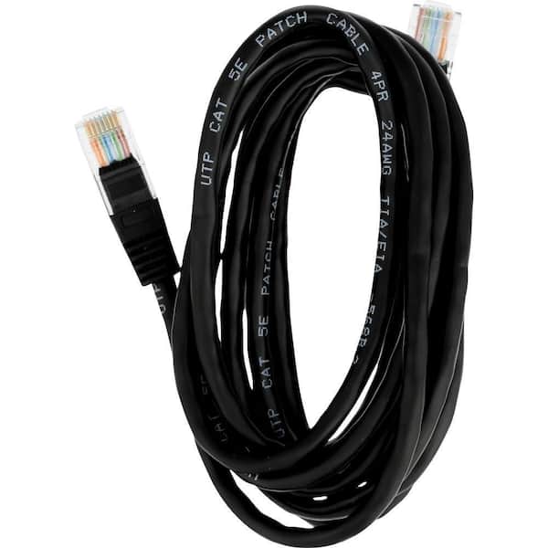 Zenith 7 ft. CAT5e RJ45 Ethernet Network Cable, Black
