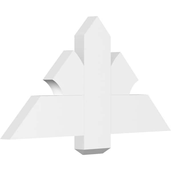 Ekena Millwork Redmond 36 in. W x 18 in. H x 2 in. D Signature Polyurethane Bracket