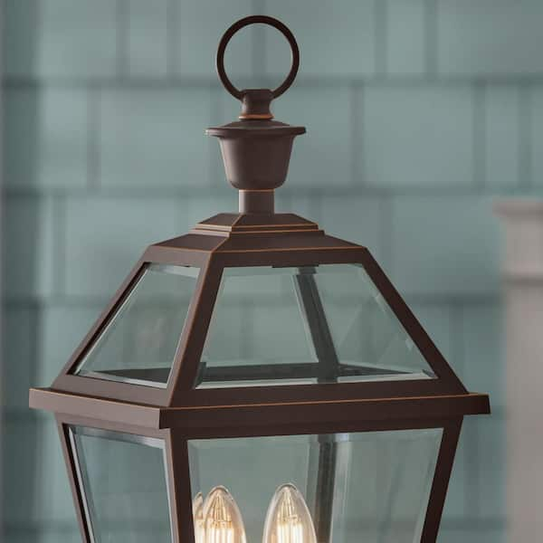 Home Decorators Collection 20.25 in. French Quarter Gas Style 2-Light  Outdoor Wall Lantern Sconce JLW1612A-3 - The Home Depot